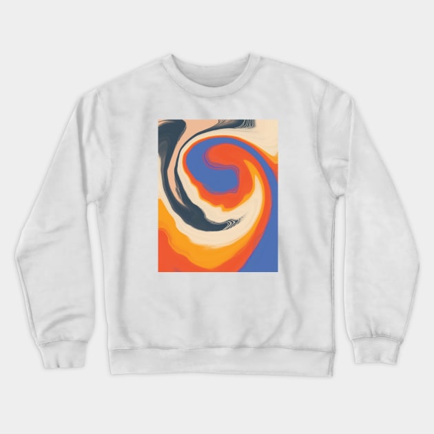 Abstract Crewneck Sweatshirt by bananapeppersart